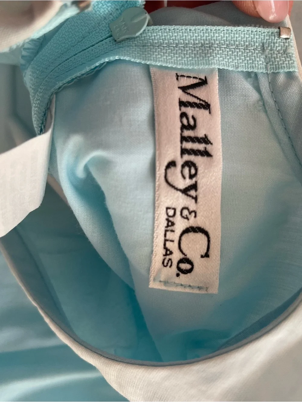 Vintage Girls Light Blue Cotton Dress size 8